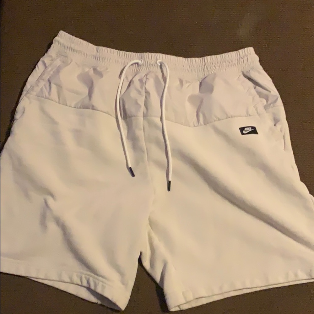 Beige Nike shorts